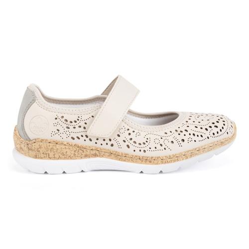 Baleríny Rieker N4299-60 Syntetický materiál