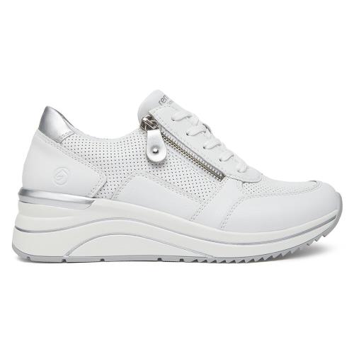 Tenisky Remonte D0T06-80 Přírodní kůže (useň) - Lícová