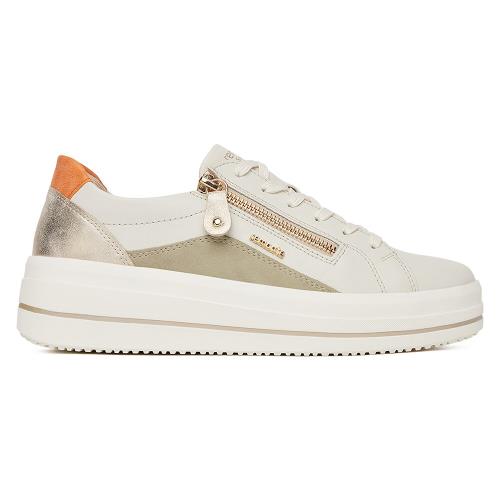 Tenisky Remonte D1C01-81 Přírodní kůže (useň) - Lícová