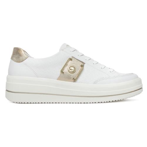 Tenisky Remonte D1C07-80 Přírodní kůže pokrytá syntetickým materiálem,Syntetický materiál