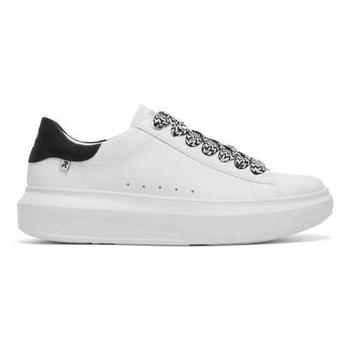 Tenisky Rieker Revolution Lifestyle W1201-80 Přírodní kůže pokrytá syntetickým materiálem