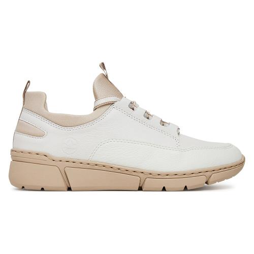 Tenisky Rieker M0151-80 Přírodní kůže (useň)/-Přírodní kůže (useň)