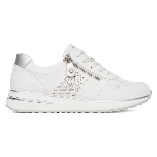 Tenisky Remonte D1G00-80 Přírodní kůže (useň) - Lícová