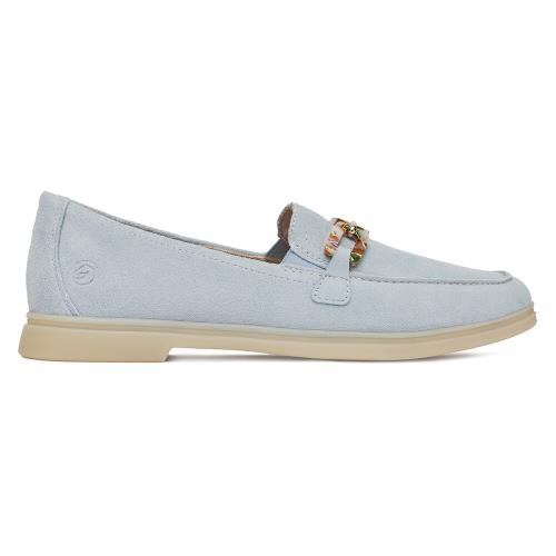 Polobotky Remonte D2F00-12 Přírodní kůže (useň) - Semiš