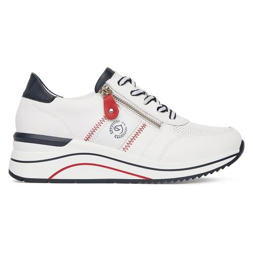 Tenisky Remonte D0T04-81 Přírodní kůže (useň) - Lícová