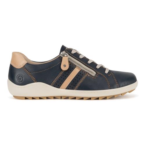 Tenisky Remonte R1432-14 Přírodní kůže (useň) - Lícová