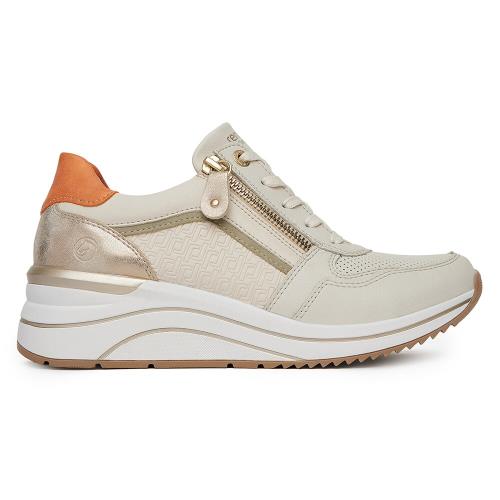 Tenisky Remonte D0T10-80 Přírodní kůže pokrytá syntetickým materiálem,Syntetický materiál