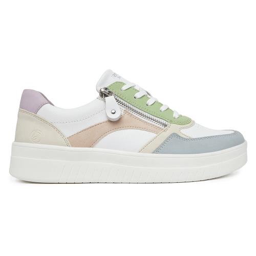 Tenisky Remonte D0J01-87 Přírodní kůže pokrytá syntetickým materiálem,Imitace kůže/-Ekologická kůže