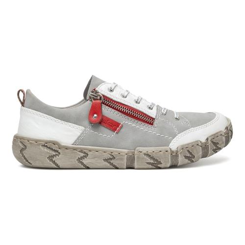 Tenisky Rieker L0302-40 Syntetický materiál,Přírodní kůže (useň) - Lícová