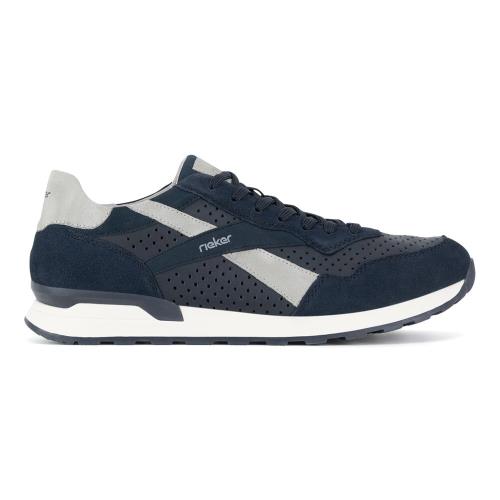 Tenisky Rieker Revolution Lifestyle U0302-15 Syntetický materiál,Přírodní kůže (useň) - Semiš,Přírodní kůže (useň) - Lícová