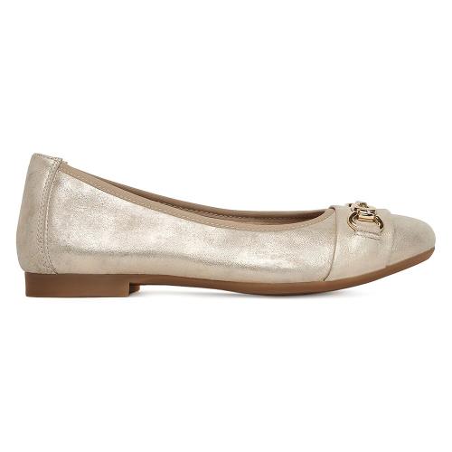 Baleríny Remonte D0K10-90 Přírodní kůže (useň) - Nubuk