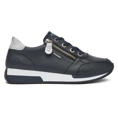 Tenisky Remonte D0H11-14 Přírodní kůže (useň) - Lícová