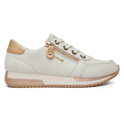 Tenisky Remonte D0H11-81 Přírodní kůže (useň) - Lícová