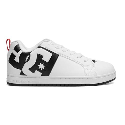Sportovní DC Shoes COURT GRAFFIK SQ ADYS100442-WLK Syntetický materiál,Přírodní kůže (useň) - Lícová