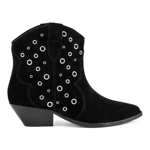 Kotníkové boty Badura ORCHID-V365-C-191-1 Přírodní kůže (useň) - Semiš