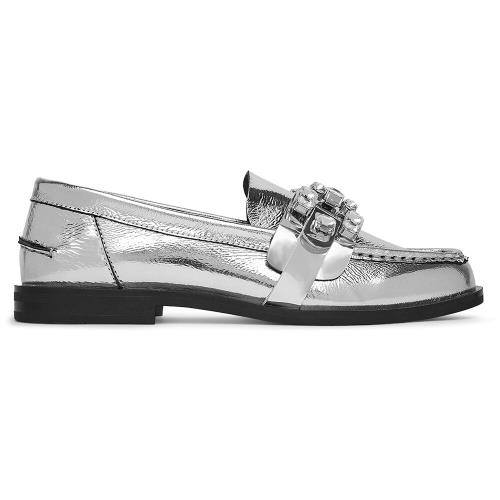 Polobotky EVA MINGE AMARYLLIS-V1792B-315 Přírodní kůže (useň) - Lícová