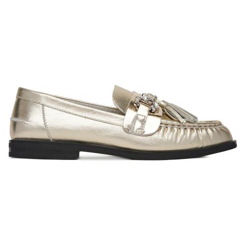 Polobotky EVA MINGE PETUNIA-V1792-335-1 Přírodní kůže (useň) - Lícová