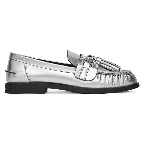 Polobotky EVA MINGE PETUNIA-V1792-335-1 Přírodní kůže (useň) - Lícová