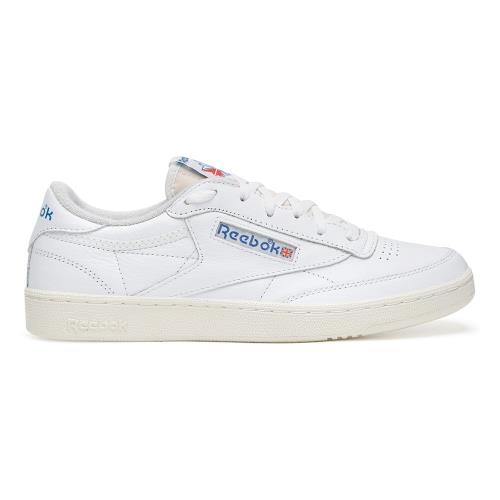 Sportovní Reebok CLUB C 85 VINTAGE 100007875 Látkový materiál,Přírodní kůže (useň) - Lícová