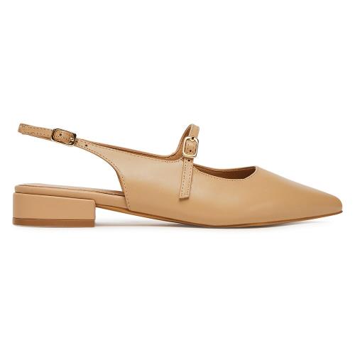 Baleríny Sergio Bardi WYL4078-1Z-SB Přírodní kůže (useň) - Lícová Baleríny Sergio Bardi WYL4078-1Z-SB Přírodní kůže (useň) - Lícová