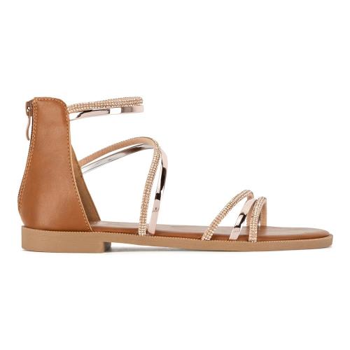 Sandály Jenny SF127-01 Látkový materiál,Syntetický materiál