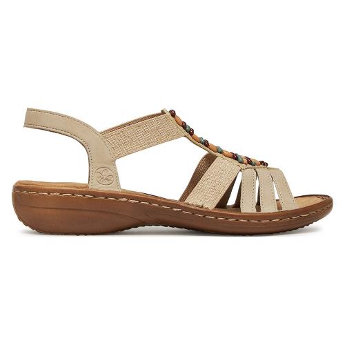 Sandály Rieker 60851-62 Syntetický materiál