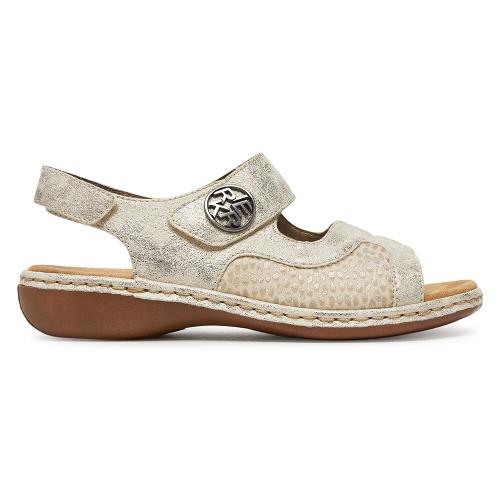 Sandály Rieker 65989-90 Látkový materiál,Syntetický materiál