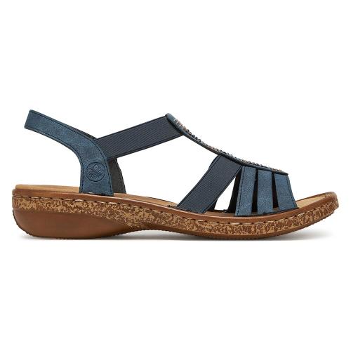 Sandály Rieker 628G7-14 Syntetický materiál