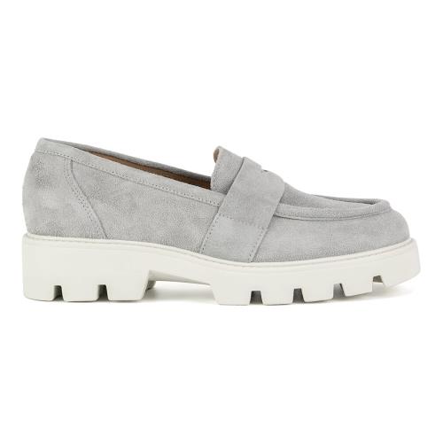 Polobotky Badura AMANTEA-28180LM Přírodní kůže (useň) - Semiš