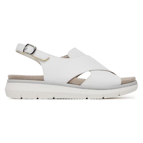 Sandály Remonte D2K56-80 Syntetický materiál,Přírodní kůže (useň)/-Přírodní kůže (useň)