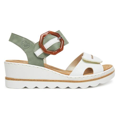 Sandály Rieker 67476-81 Syntetický materiál