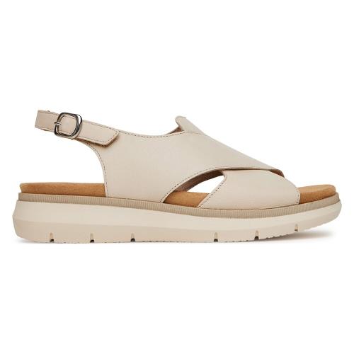 Sandály Remonte D2K56-60 Syntetický materiál,Přírodní kůže (useň)/-Přírodní kůže (useň)