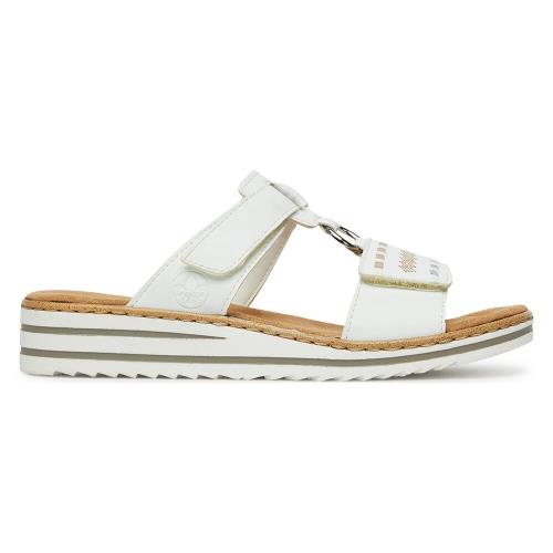 Pantofle Rieker V0636-80 Syntetický materiál