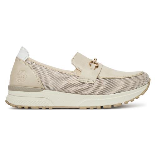 Polobotky Rieker N7455-60 Látkový materiál,Syntetický materiál