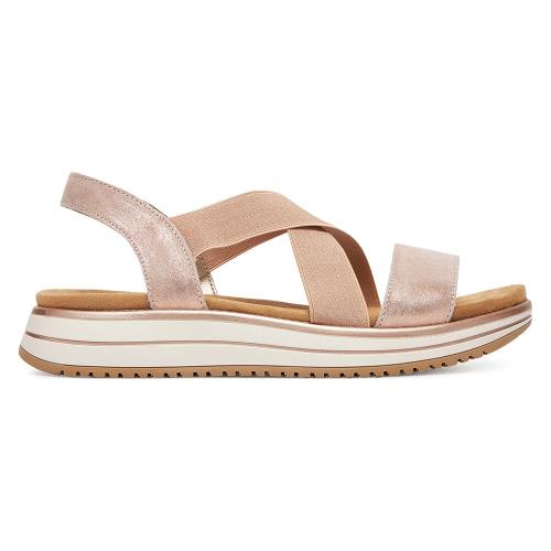 Sandály Remonte D1J50-31 Látkový materiál,Přírodní kůže (useň) - Semiš,Přírodní kůže (useň)/-Leštěná