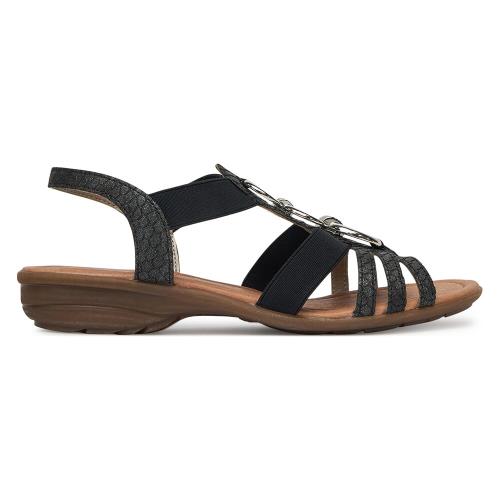 Sandály Remonte R3605-45 Látkový materiál,Syntetický materiál