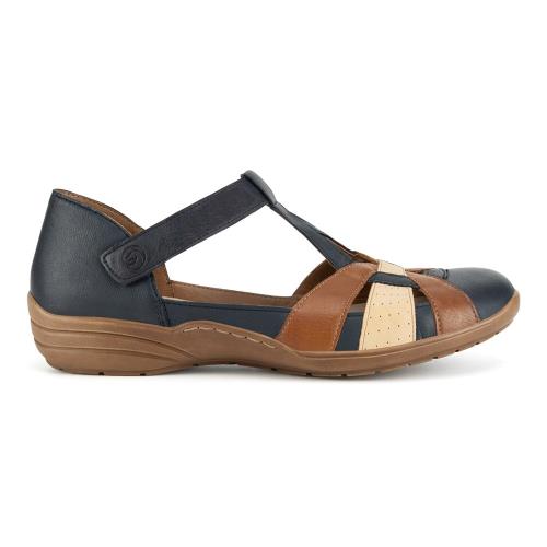 Polobotky Remonte R7601-14 Syntetický materiál,Přírodní kůže (useň) - Lícová