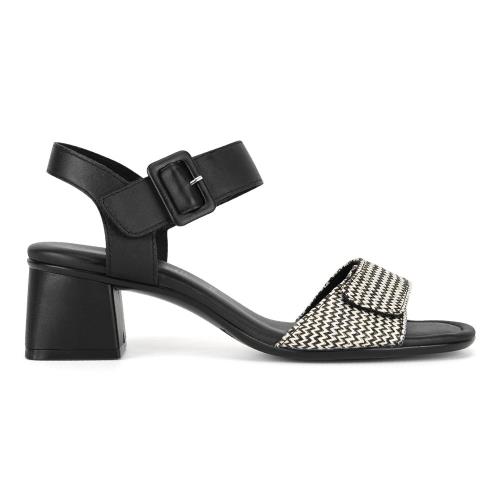 Sandály Remonte D1K51-03 Syntetický materiál,Přírodní kůže (useň) - Lícová