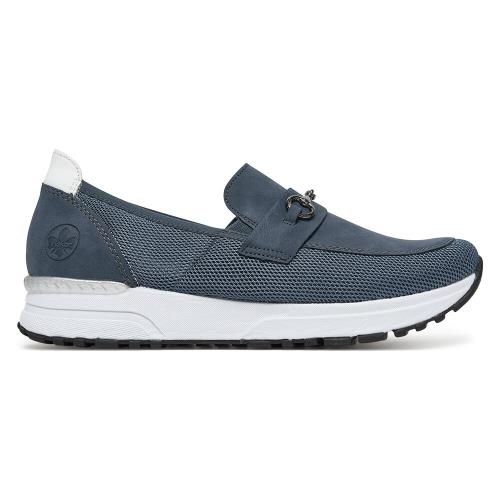 Polobotky Rieker N7455-14 Látkový materiál,Syntetický materiál