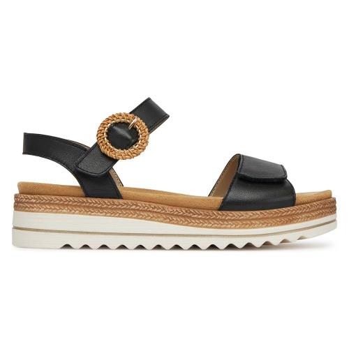 Sandály Remonte D0Q52-00 Přírodní kůže (useň) - Lícová