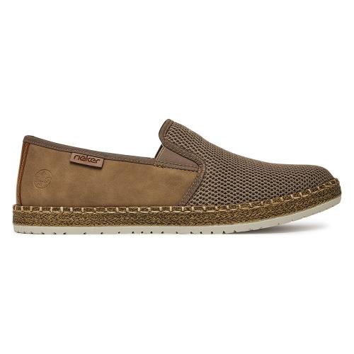 Polobotky Rieker B5265-65 Syntetická tkanina,Látkový materiál