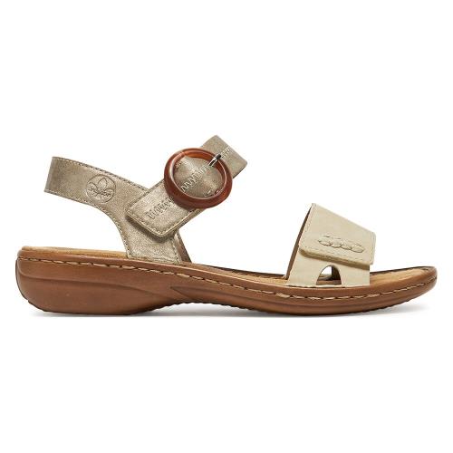 Sandály Rieker 608Z3-60 Syntetická tkanina