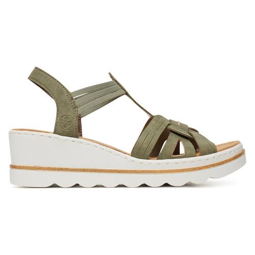 Sandály Rieker 67459-52 Syntetický materiál