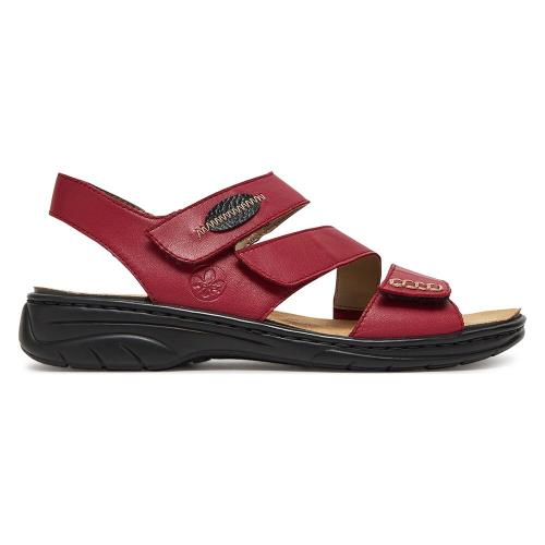 Sandály Rieker 64573-33 Přírodní kůže (useň) - Lícová