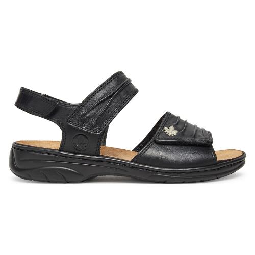 Sandály Rieker 64560-01 Přírodní kůže (useň) - Lícová