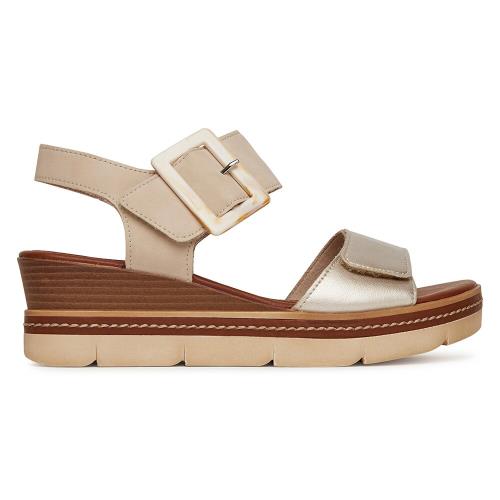 Sandály Remonte D2L53-60 Přírodní kůže (useň) - Lícová