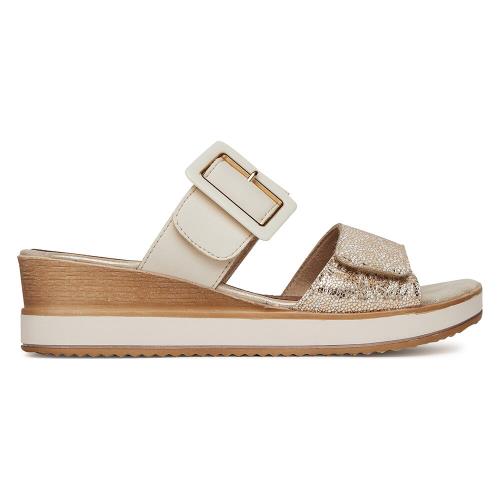 Pantofle Remonte D6463-60 Syntetický materiál,Přírodní kůže (useň) - Semiš