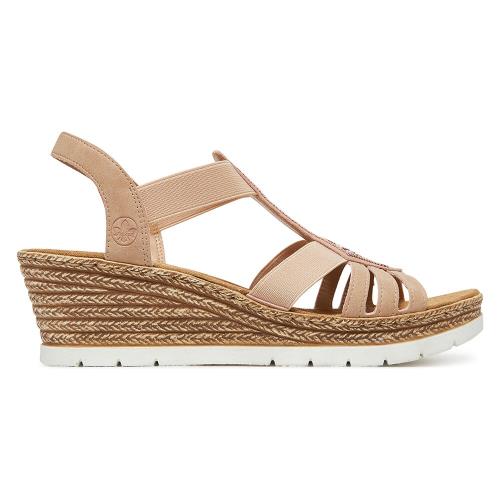 Sandály Rieker 61913-31 Látkový materiál