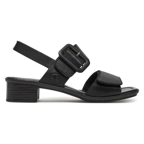 Sandály Rieker 62663-01 Přírodní kůže (useň) - Lícová