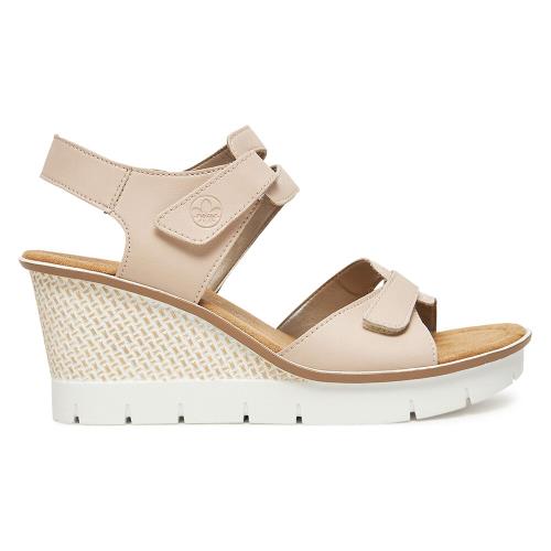 Sandály Rieker 68556-31 Přírodní kůže pokrytá syntetickým materiálem